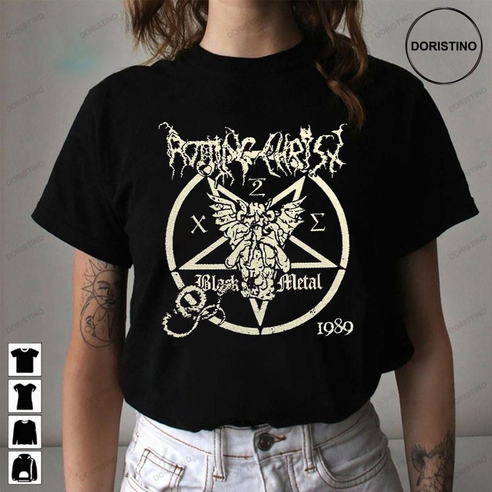 Black Metal Rotting Christ 1989 Limited Edition T-shirts